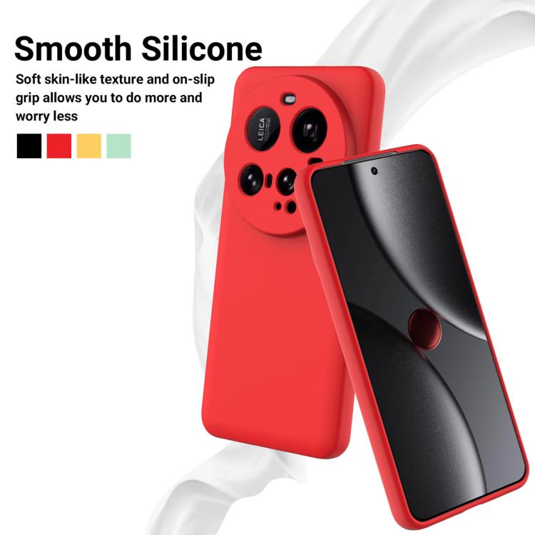 Solid Color Liquid Silicone Dropproof Full Coverage Phone Case