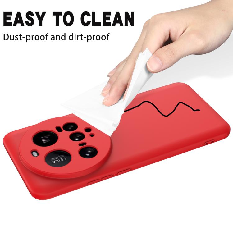 Solid Color Liquid Silicone Dropproof Full Coverage Phone Case