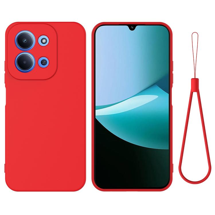 Solid Color Liquid Silicone Dropproof Full Coverage Phone Case
