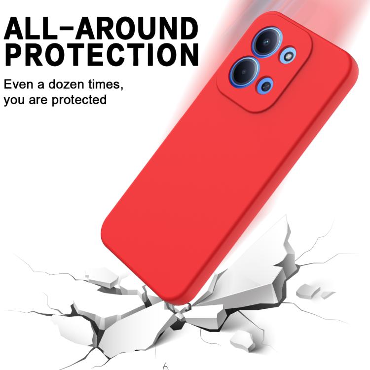 Solid Color Liquid Silicone Dropproof Full Coverage Phone Case