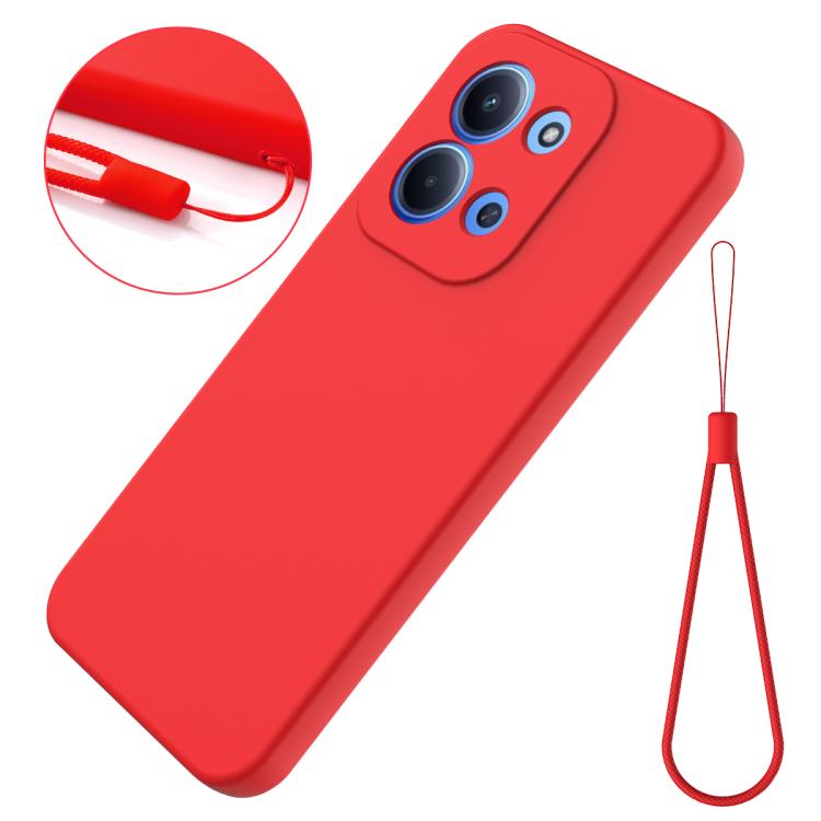 Solid Color Liquid Silicone Dropproof Full Coverage Phone Case