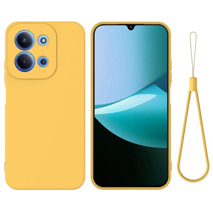 Solid Color Liquid Silicone Dropproof Full Coverage Phone Case
