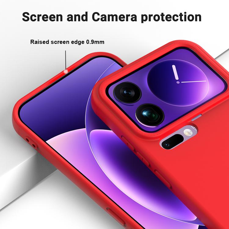 Solid Color Liquid Silicone Dropproof Full Coverage Phone Case