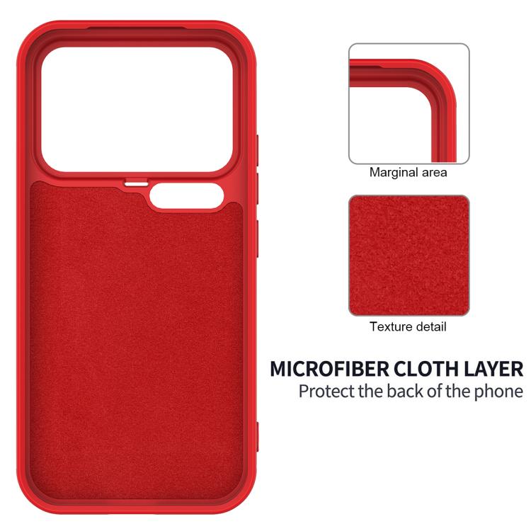 Solid Color Liquid Silicone Dropproof Full Coverage Phone Case