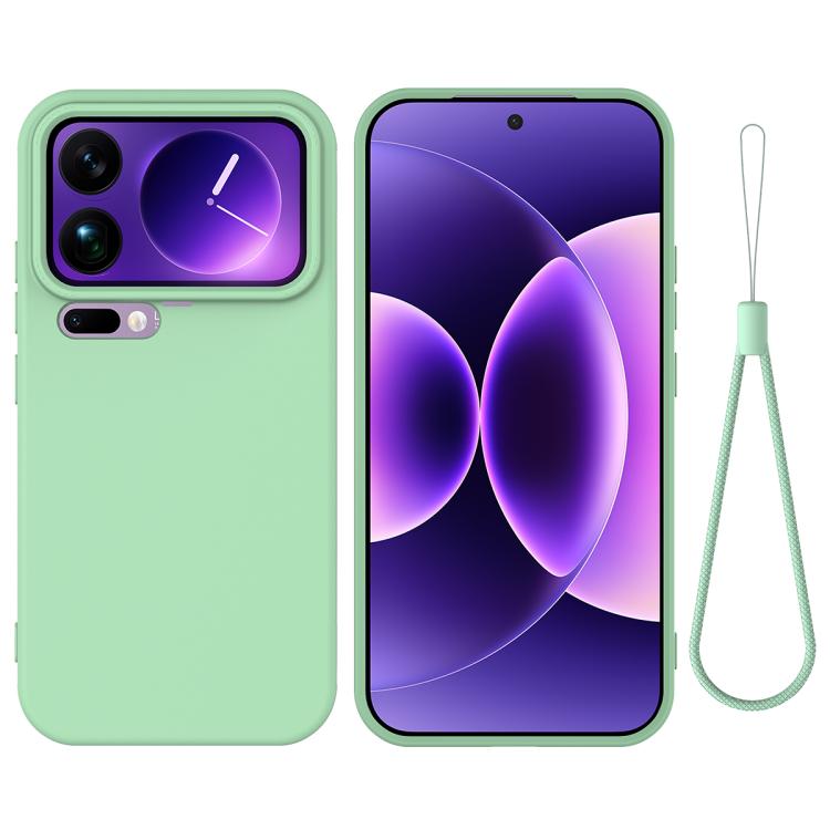 Solid Color Liquid Silicone Dropproof Full Coverage Phone Case
