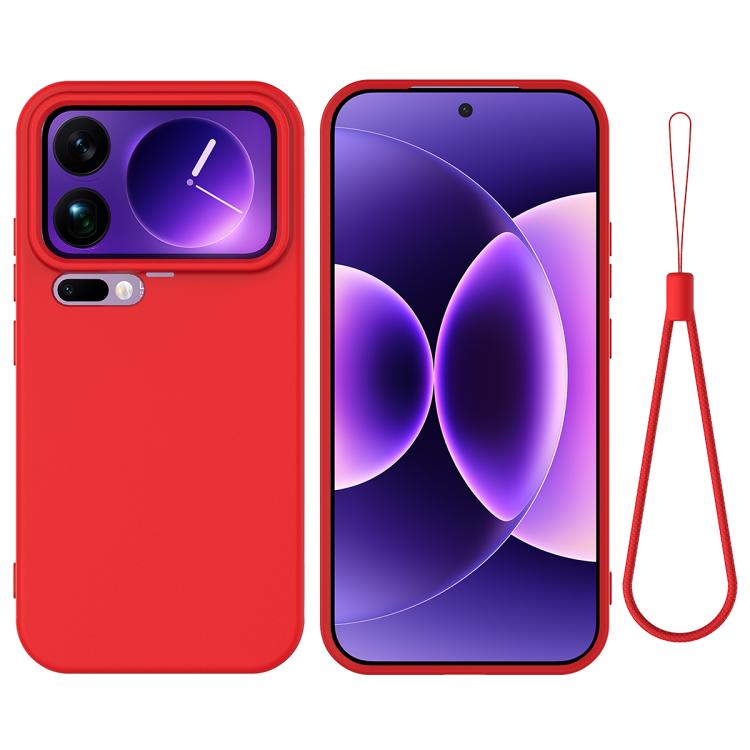 Solid Color Liquid Silicone Dropproof Full Coverage Phone Case