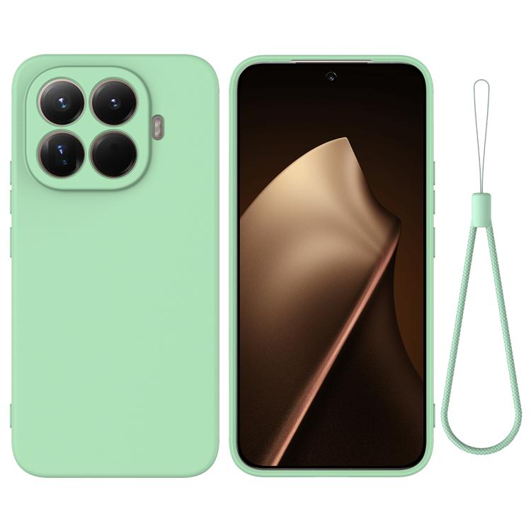 Solid Color Liquid Silicone Dropproof Full Coverage Phone Case
