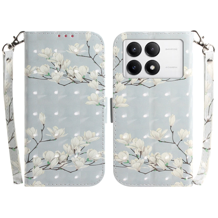 3D Colored Flip Leather Phone Case