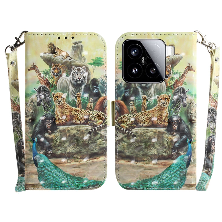 3D Colored Flip Leather Phone Case