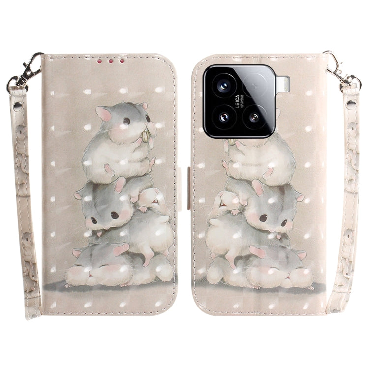 3D Colored Flip Leather Phone Case