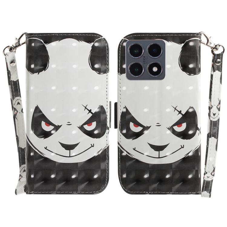 3D Colored Flip Leather Phone Case, For Xiaomi 15T 5G, For Xiaomi 15 Pro