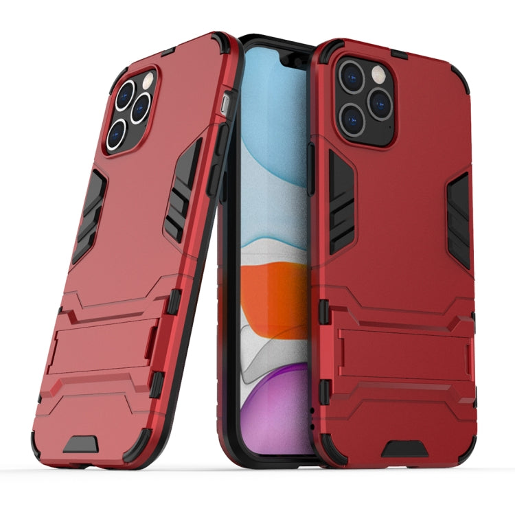 PC + TPU Shockproof Protective Case with Invisible Holder, For iPhone 12 / 12 Pro, For iPhone 12 mini, For OPPO Realme C11, For Vivo X50 Pro+, For Samsung Galaxy M01