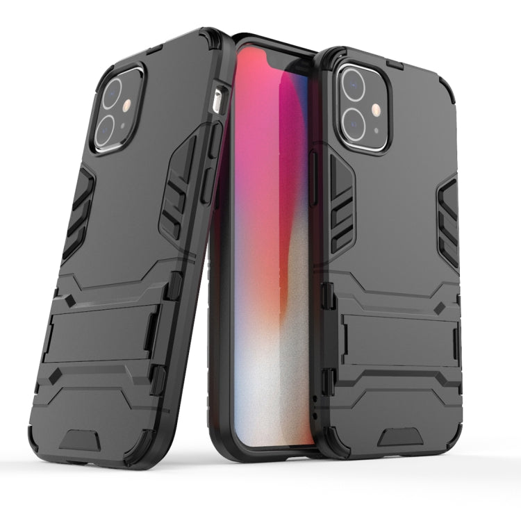 PC + TPU Shockproof Protective Case with Invisible Holder, For iPhone 12 / 12 Pro, For iPhone 12 mini, For OPPO Realme C11, For Vivo X50 Pro+, For Samsung Galaxy M01