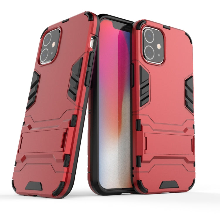 PC + TPU Shockproof Protective Case with Invisible Holder, For iPhone 12 / 12 Pro, For iPhone 12 mini, For OPPO Realme C11, For Vivo X50 Pro+, For Samsung Galaxy M01