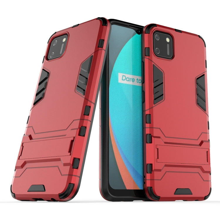 PC + TPU Shockproof Protective Case with Invisible Holder, For iPhone 12 / 12 Pro, For iPhone 12 mini, For OPPO Realme C11, For Vivo iQOO Z1x, For Vivo X50 Pro+, For Samsung Galaxy M01