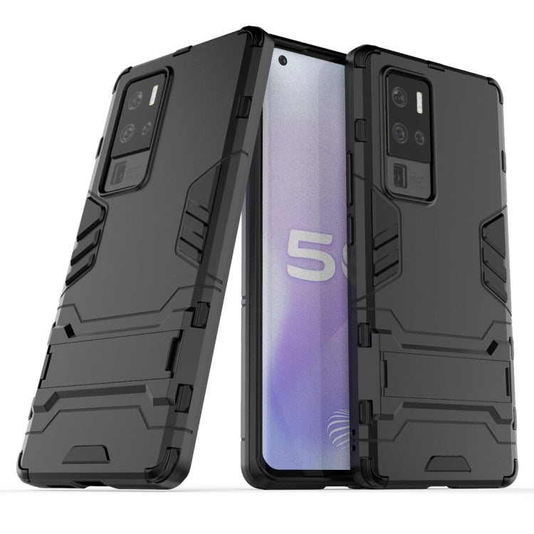 PC + TPU Shockproof Protective Case with Invisible Holder, For iPhone 12 / 12 Pro, For iPhone 12 mini, For OPPO Realme C11, For Vivo iQOO Z1x, For Vivo X50 Pro+, For Samsung Galaxy M01