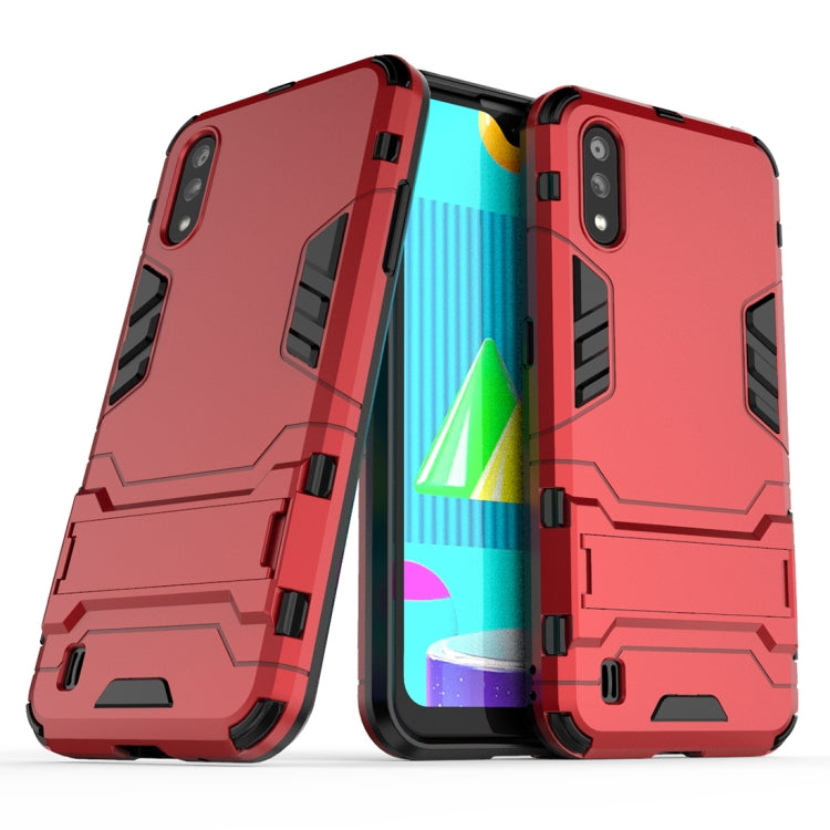 PC + TPU Shockproof Protective Case with Invisible Holder, For iPhone 12 / 12 Pro, For iPhone 12 mini, For OPPO Realme C11, For Vivo X50 Pro+, For Samsung Galaxy M01