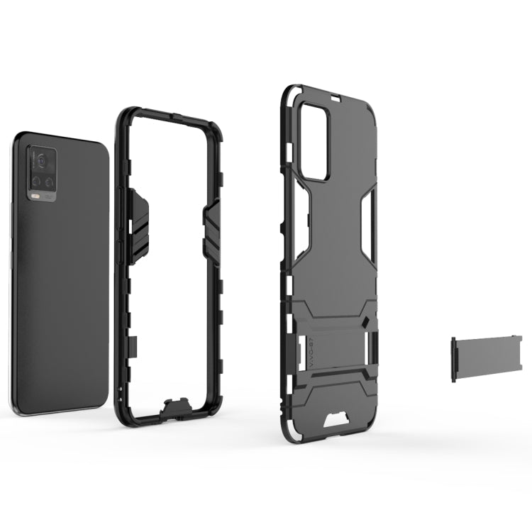 PC + TPU Shockproof Protective Case with Holder, For Vivo S7 5G, For Huawei Enjoy 20, For Huawei Maimang 9