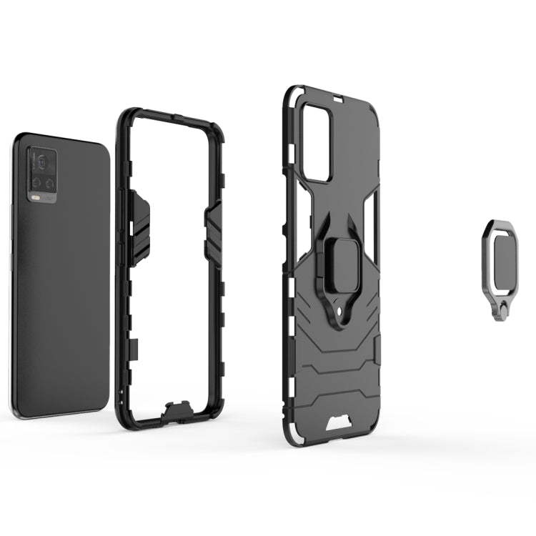 PC + TPU Anti-fall Protective Case with Ring Holder, For Vivo S7 5G, For Xiaomi Mi 10 Lite 5G