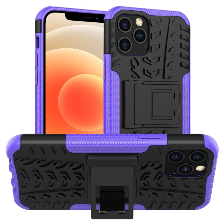 Tire Texture Shockproof TPU + PC Protective Case with Holder, For Xiaomi Redmi 9C, For OPPO Realme C15, For iPhone 12 mini, For Alcatel 3L (2020)