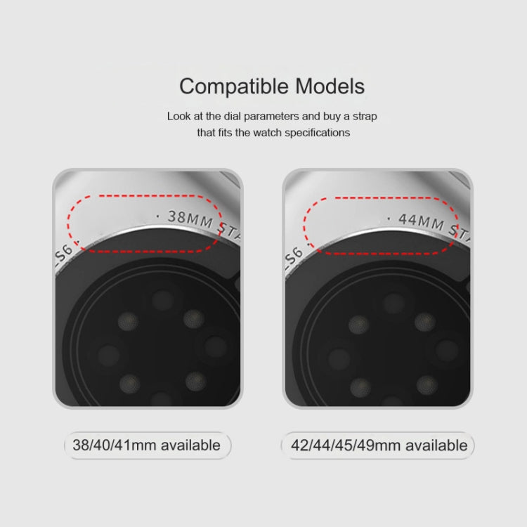 Bauhinia Two-color Embossed Silicone Watch Band, For Apple Watch Series 9 41mm, For Apple Watch Ultra 49mm, For Apple Watch Series 8 41mm, For Apple Watch Series 8 45mm