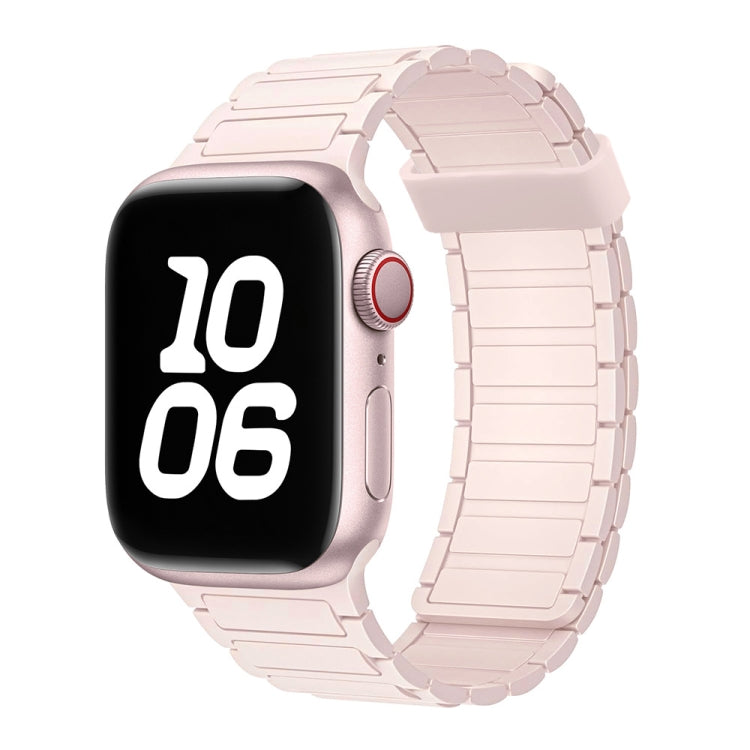 Tri-beads Magnetic Hoop Silicone Watch Band, For Apple Watch SE 2023 40mm