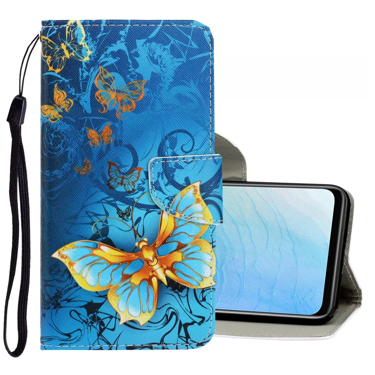 3D Colored Drawing Horizontal Flip PU Leather Case with Holder & Card Slots & Wallet, Series 3