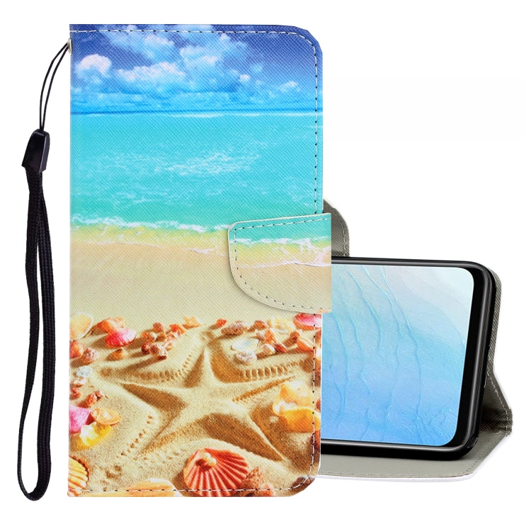 3D Colored Drawing Horizontal Flip PU Leather Case with Holder & Card Slots & Wallet, Series 3