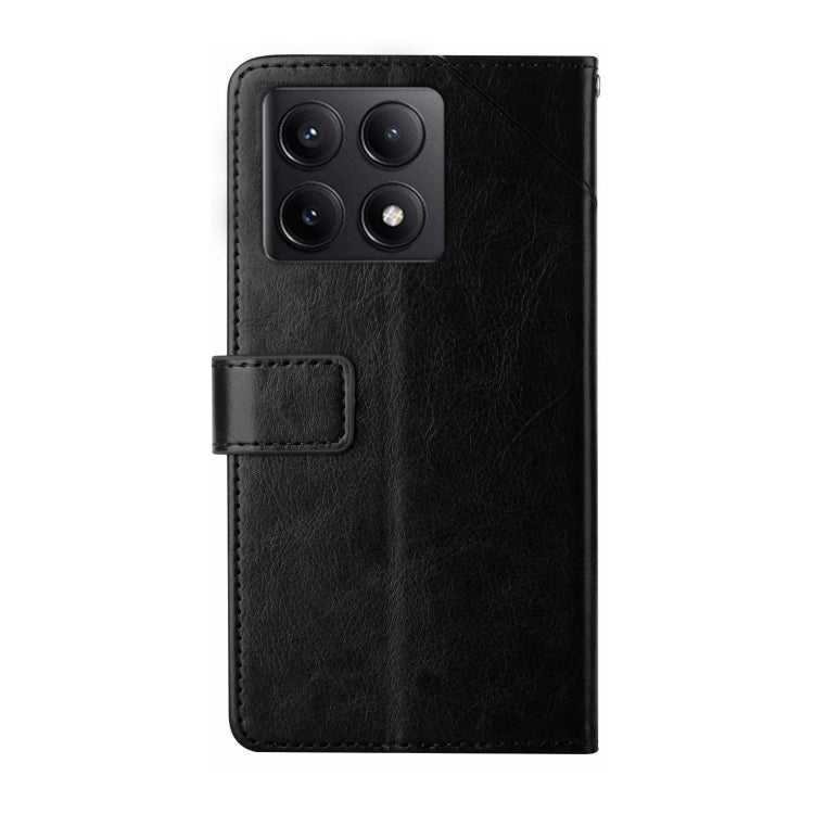 Y-shaped Pattern Flip Leather Phone Case