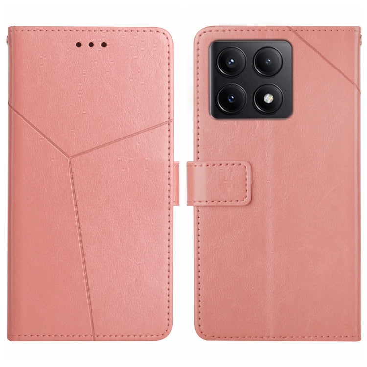 Y-shaped Pattern Flip Leather Phone Case