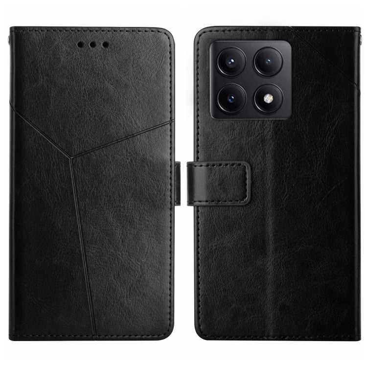 Y-shaped Pattern Flip Leather Phone Case