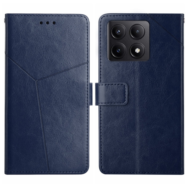 Y-shaped Pattern Flip Leather Phone Case
