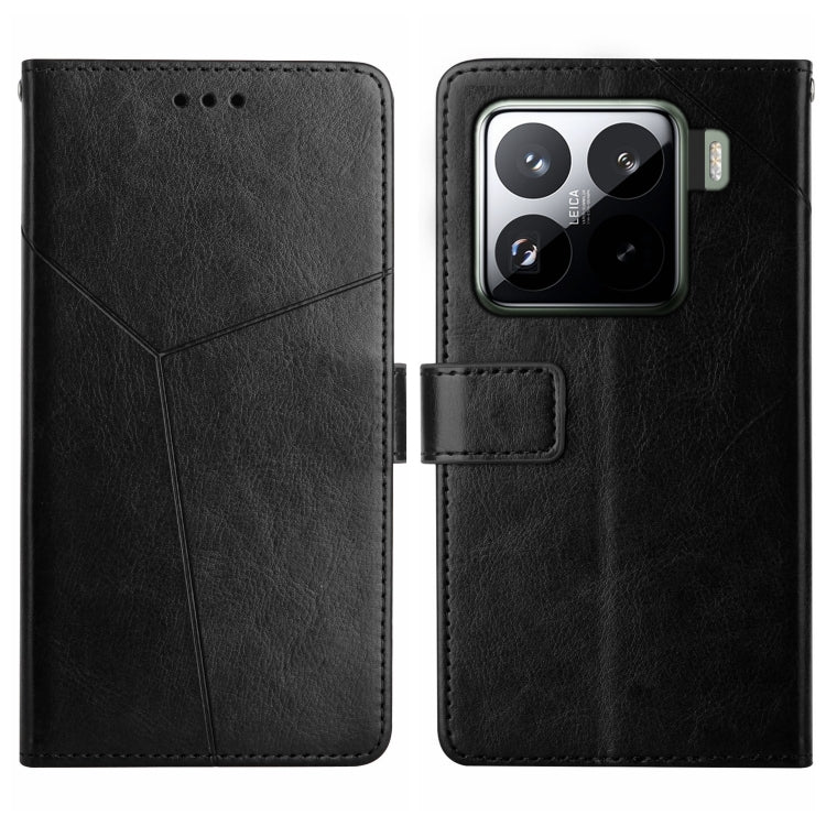 Y-shaped Pattern Flip Leather Phone Case