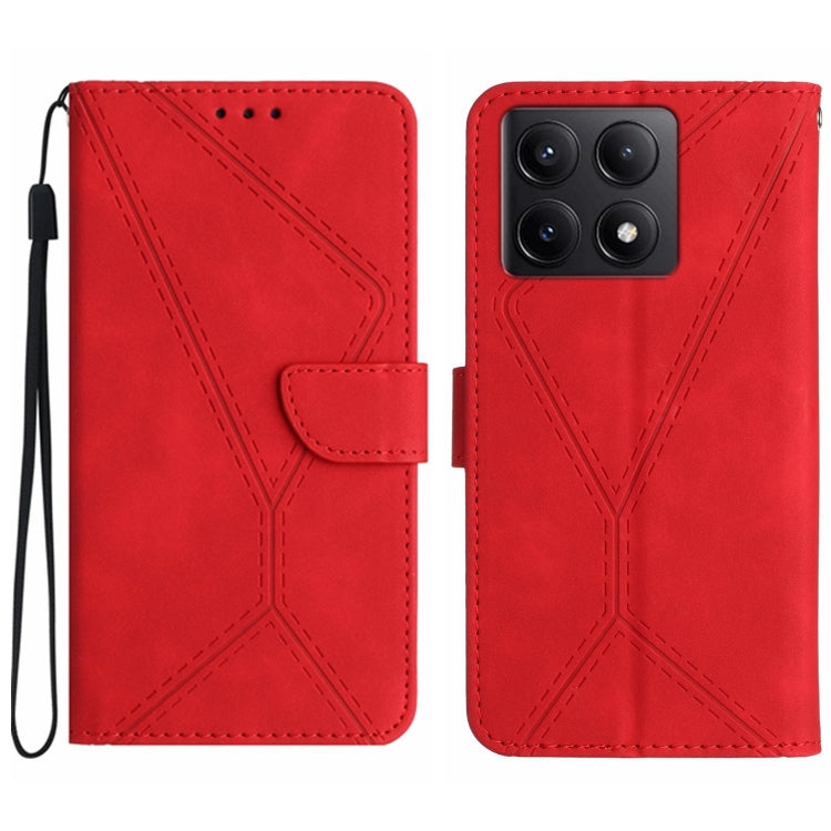 Stitching Embossed Leather Phone Case, For Xiaomi 15 Ultra, For Xiaomi Poco X7 Pro, For Xiaomi 15 Pro, For Xiaomi 15, For Xiaomi 14T Pro 5G Global