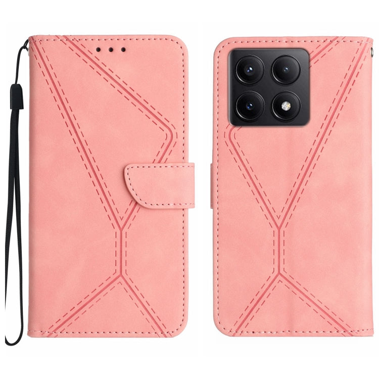 Stitching Embossed Leather Phone Case