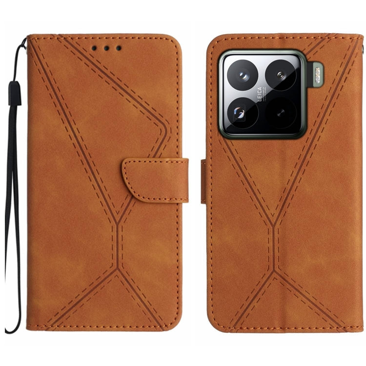 Stitching Embossed Leather Phone Case