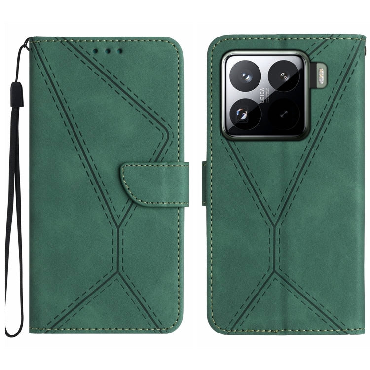 Stitching Embossed Leather Phone Case