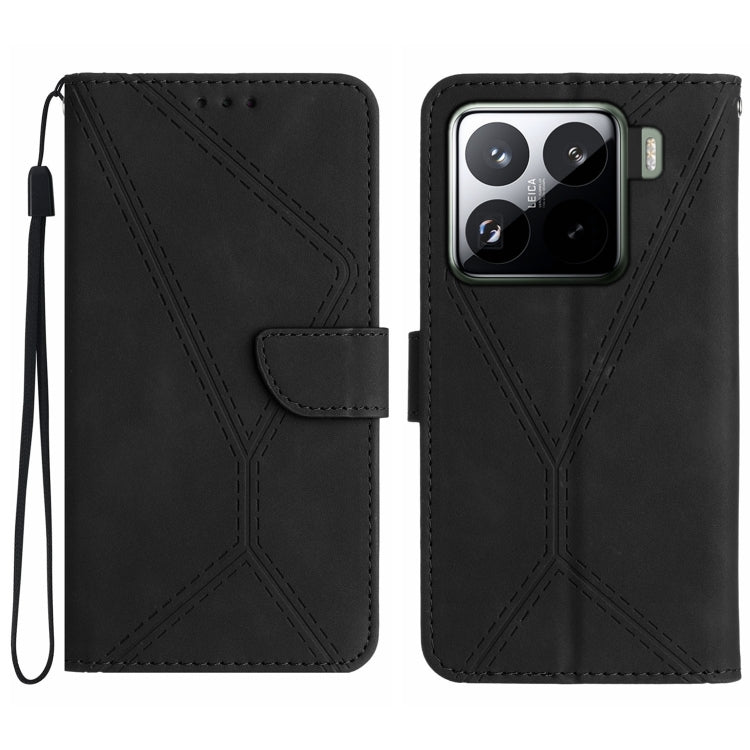 Stitching Embossed Leather Phone Case