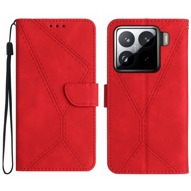 Stitching Embossed Leather Phone Case
