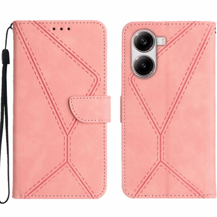 Stitching Embossed Leather Phone Case