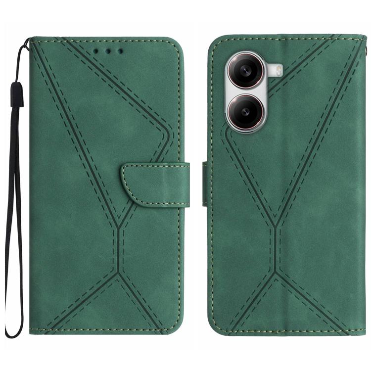 Stitching Embossed Leather Phone Case