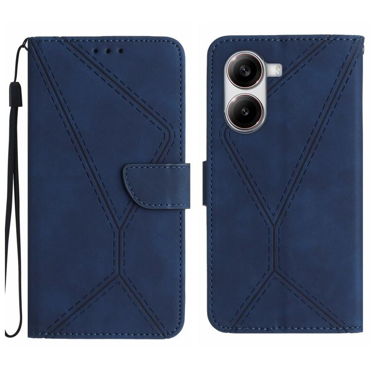 Stitching Embossed Leather Phone Case