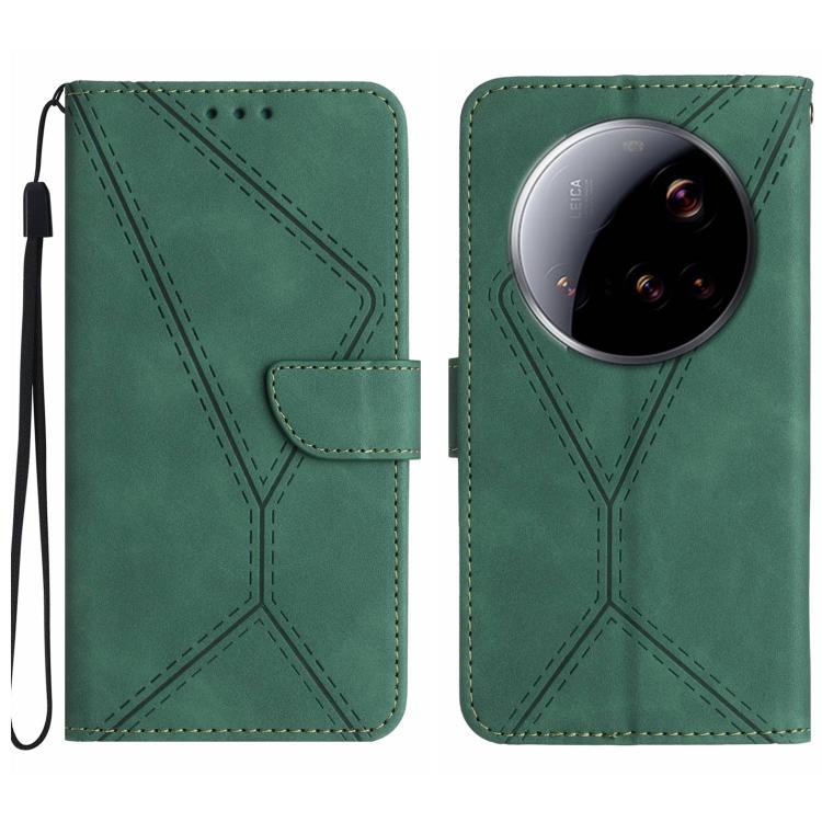 Stitching Embossed Leather Phone Case