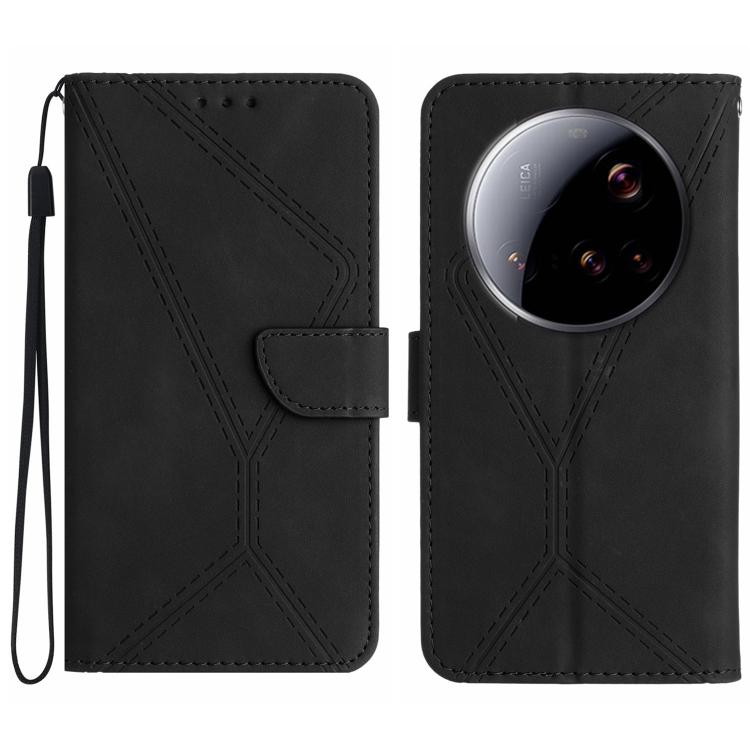 Stitching Embossed Leather Phone Case