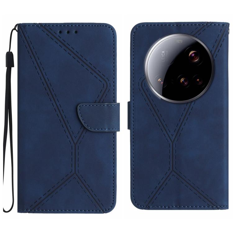 Stitching Embossed Leather Phone Case