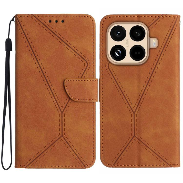 Stitching Embossed Leather Phone Case
