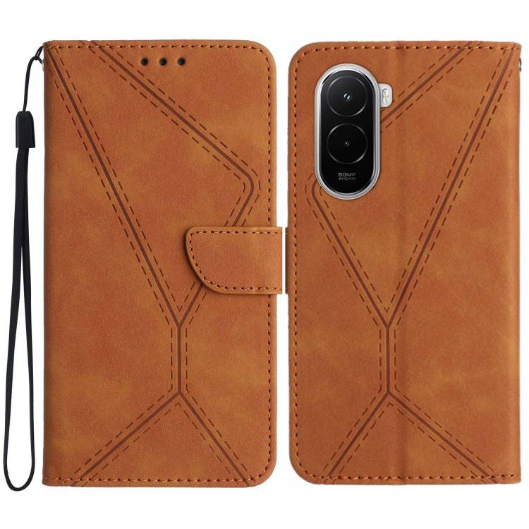Stitching Embossed Leather Phone Case