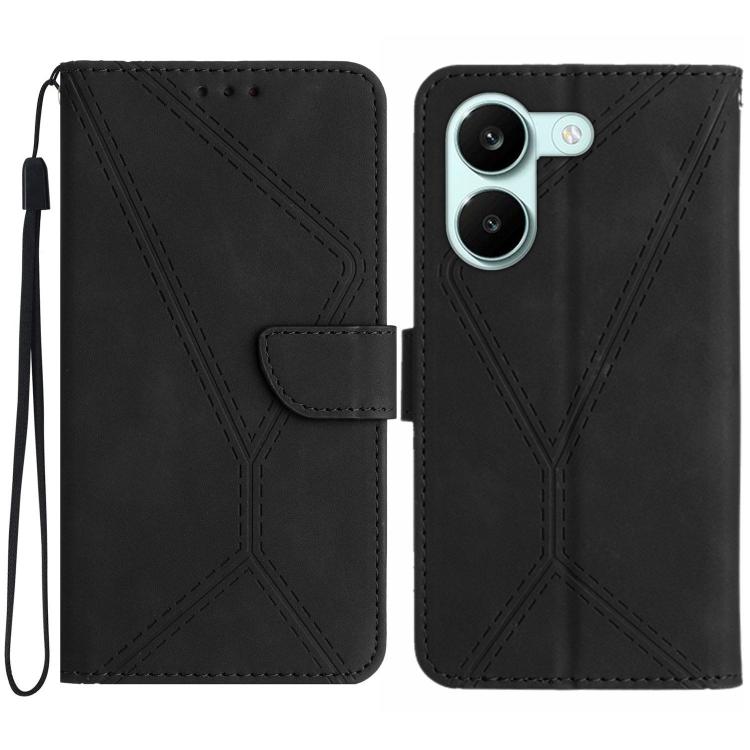 Stitching Embossed Leather Phone Case, For Xiaomi Poco X8 Pro 5G, For Xiaomi 17 Pro Max, For Xiaomi 17 Pro, For Xiaomi 17