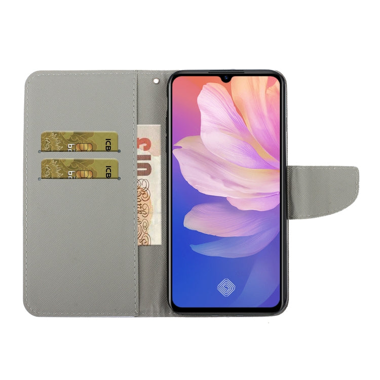 Colored Drawing Pattern Horizontal Flip Leather Case with Holder & Card Slots & Wallet, For Vivo S1 Pro