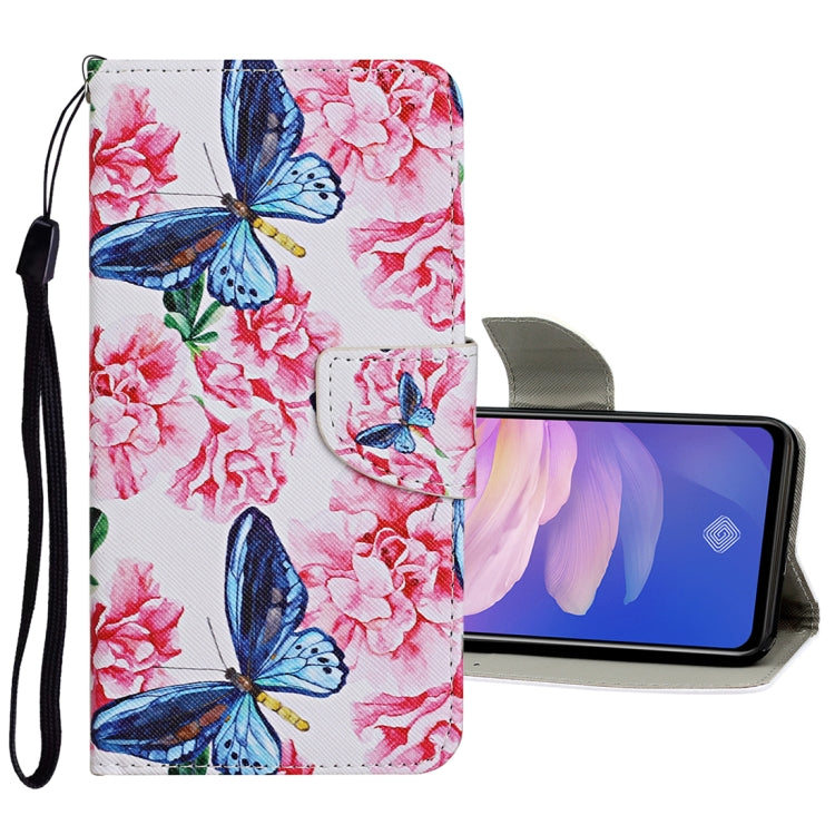 Colored Drawing Pattern Horizontal Flip Leather Case with Holder & Card Slots & Wallet, For Vivo S1 Pro